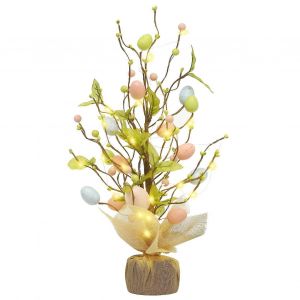 De 18 Pouces &Agrave; L'avant-&Eacute;clair&eacute; De L'oeuf De P&acirc;ques De L'arbre De Table, D&eacute;cor Multicolore Oeuf Ornements Int&eacute;rieurs De Printemps D&eacute;cor De Mariage - Neuf