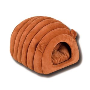 Lit Pour Chat, Lit Pour Chien, Coussin Pour Chat Doux Et Confortable, Lavable, Facile À Transporter, Garde Au Chaud, Panier Pour Chat, Adapté Aux Chats Et Chiots (Toutes Saisons) Marron - Neuf