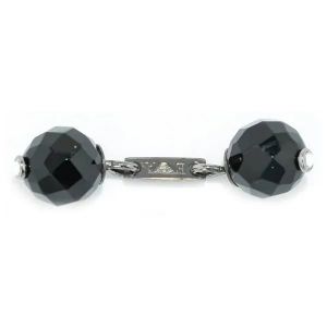 Bague - Armani - Eg1761 - Argent 925 - Noir - 3 Cm - Neuf