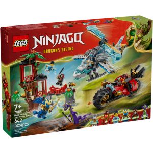 LEGO NINJAGO - La cabane et les v&eacute;hicules des Ninjas - 71857 - Neuf