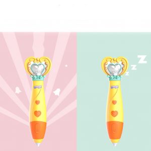 Stylo D'impression 3d, Dessin Anime, Usb, Puzzle Electronique, Jouet Educatif, Pour Garcons Et Filles, Jaune - Neuf