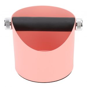 HJLIAN Seau a cafe antiderapant pour machine a cafe, petit seau de recyclage pour poudre et scories, rose - Neuf