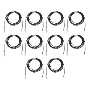XYONG Lot de 10 sondes de temperature NTC, thermistance, transducteur de temperature, borne pressee a froid, 2 metres, 20 K, B3950 - Neuf