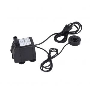 Hjlian Pompe Submersible Silencieuse Pour Aquarium 15 W Avec 12 Led (Sans Pommeau De Douche) - Neuf