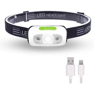Lampe Frontale Rechargeable Usb 500 Lumens,Légère,Lampe Frontale De Course À Led Super Lumineuse Pour Coureur - Neuf