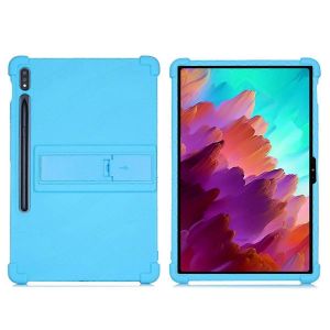 Samsung Galaxy Tab A9 Cas, Cristal Clair de Qualit&eacute; ultra-mince de Pare-chocs Silicone housse de Protection en TPU Souple de caisse de Comprim&eacute; de Cas pour (11,0 Po) Bleu - Neuf