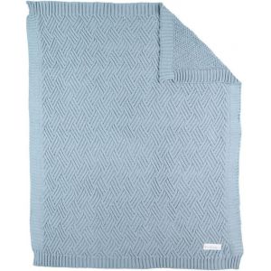 Noukie's - Couverture Plaid Pour B&eacute;b&eacute; En Tricot Sherpa 75x100 Cm -100% Coton Bio, Douce, Chaude, Moelleux, Agr&eacute;able, Confort - Id&eacute;e Cadeau - Pour Si&egrave;ge Auto, Poussette, Berceau, Canap&eacute;, Lit, Parc - Neuf