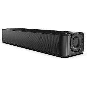 MEVRONISSHOP-Creative Sound Blaster Stage SE Barre de Son sous-Moniteur avec Audio num&eacute;rique USB et Bluetooth 5.3, Dialogue Clair et Surround - Neuf