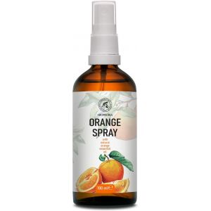 KALANKA-Spray d'ambiance &agrave; l'orange 100 ml, avec huile essentielle d'orange - d&eacute;sodorisant naturel pour maison, linge et int&eacute;rieur - ar&ocirc;me d'agrumes longue dur&eacute;e - Neuf