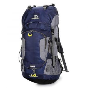 Sac &Agrave; Dos Imperm&eacute;able De 60 Litres Pour La Randonn&eacute;e, Le Camping, L'alpinisme Et Le Cyclisme, Avec Housse De Pluie. - Neuf