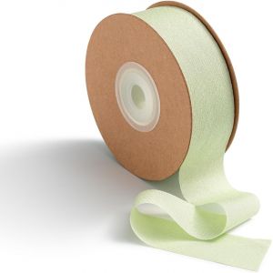 Kal-Ruban Vert Sauge Large Ruban D&eacute;coratif Vert Menthe Ruban En Mousseline De Soie Mariage Ruban De Soie Vert Eucalyptus 25 Mm X 23 M - Neuf