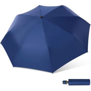 ERSHI-Femme Automatique Parapluie Pliant Léger Compact Durable Parapluie Protection Solaire Anti-uv Confortable Portable étanche O[1725] - Neuf