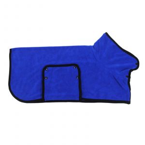 Hjlian Serviette De Bain Bleue Xl Pour Animaux De Compagnie, Peignoir En Microfibre Pour Chien, Serviette Absorbante Pour Chat, Fournitures Transfrontalieres Pour Animaux De Compagnie - Neuf