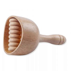 Bois Tenu À La Main Suédois Avec Rouleau Thérapie En Bois Massage Masseur Lymphatique Outil De Modelage Corporel - Neuf