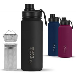 Gourde Isotherme 950ml ¿Nolimit¿ + Infuseur - Étanche, Sans Bpa, Compatible Boissons Gazeuses. Avec Bouchon À Vis. Idéale Pour Le Sport, L¿Extérieur Et Le Fitness - Neuf