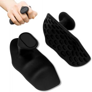 Checarzhn--No1-Poignées De Protection Des Mains, 1 Paire Silicone Grip Pads Pour Pull Ups, Fitness Grip Pads En Caoutchouc, Gants De Gymnastique D'entraînement, Pour Haltérophilie, Musculation, Cross - Neuf