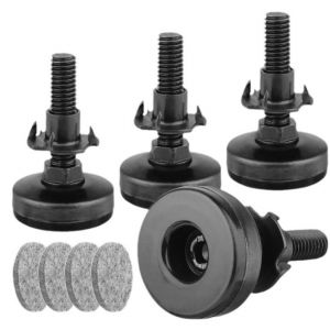 Pieds Réglables Pieds de Meubles, 3/8"" UNC Fil de Meubles à Niveau, mise à niveau Réglables Pieds pour la Table Chaises Armoires Canapé de Collecte de fonds, 4PCS Table les pieds Réglables - Neuf