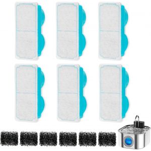 Fontaine A Eau Chat Sans Fil: 3.2l Fontaine À Eau Pour Chat En Acier Inoxydable, Avec Détecteur De Mouvement -Batterie 4000 Mah Avec Pompe Silencieuse Et Filtre À Charbon Actif - Neuf