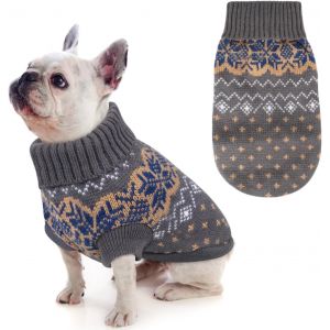 Jgd-Chien Pet Pull, Hiver Chaud Chien Chat Cavaliers V&ecirc;tements, Confortable Manteau Pour Animaux De Compagnie Costume Chiot Jumper Chaton Pull V&ecirc;tements Pour Petits Chiens Moyens Grands Chats - Neuf