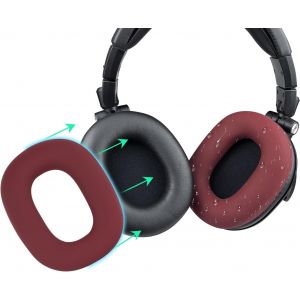 KAL-Coussinets D'Oreille Mousse Coussin En Silicone Pour Audio Technica Ath M50X M50Xbt M50Rd M40X M30X M20X Msr7 Sx1 Casque, Protection, Anti-Transpiration, Lavables Et Durables - Neuf