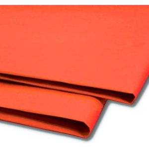 Lot De 100 Feuilles De Papier De Soie Papier Cadeau Sans Acide Et Sans Plomb Taille 508 X 762 Cm Pour Emballage Décoratif Esquisse Et Découpe De Papier Pour Loisirs Créatifs 20 X 30 Orange - Neuf