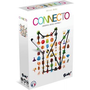 Eryi-Connecto ¿ Observez, Reliez, Devinez - Jeu De Société Famille Enfant - Jeu D'observation Et De Rapidité - De 1 À 10 Joueurs - Dès 8 Ans - Made In France - Neuf