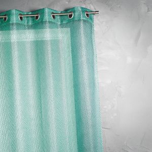 Voilage En Organza Fantaisie Effet "R&eacute;sille - Neuf