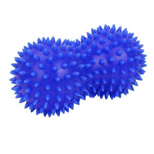 Balle De Massage A Picots En Pvc, Pour Le Dos, Les Pieds Et Les Muscles (Bleue) - Neuf