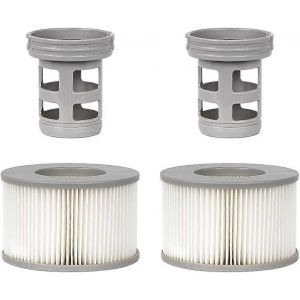Filtre de remplacement Filtre de piscine gonflable universel Ensemble de 2 accessoires pratiques pour spa - Neuf