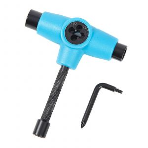 Planche &Agrave; Roulettes Outil Allinone Cl&eacute; &Agrave; Douille Pour La Planche &Agrave; Roulettes Et De Serrage Bleu - Neuf