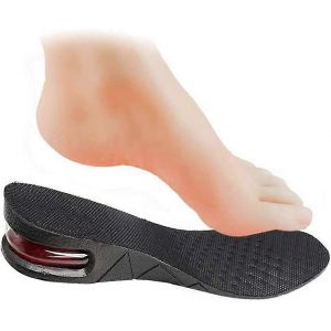 2pcs Augmentation De La Hauteur Semelle De Chaussure, 3 Cm Coussin D'air R&eacute;glable Talon Ins&eacute;rer Augmentation De La Semelle Pour Hommes Femmes - Neuf