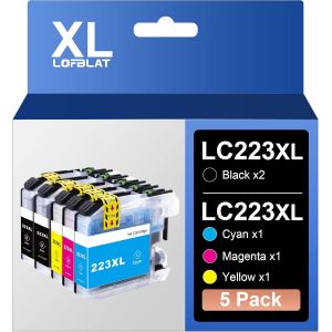 LC223 XL Cartouches d'encre compatibles pour Brother LC-223 XL LC-223VALBP, pour Brother MFC J4620DW J5620DW J5320DW J4420DW J480DW J5720DW J680DW J4625DW J880DW J5625DW DCP J4120 DW J562. DW - Neuf