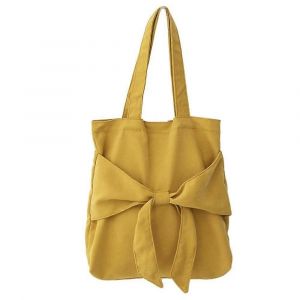 Sac &Agrave; Main Pour Femmes En Toile Arc Unique Sac &Agrave; Bandouli&egrave;re &Eacute;tudiant Sac D'&Eacute;cole Pour Le Travail De Voyage De Shopping - Neuf