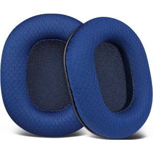 LORANKA-Mousse Coussin Coussinets pour Audio Technica ATH M50X M50XBT M50RD M40X M30X M20X MSR7 SX1 Monitor Casque Audio, Coussinets avec Un Tissu Maille Durable, Mousse &agrave; Haute Densit&eacute; - Neuf