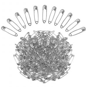 1000 Pcs 22mm Ruban &Eacute;pingles &Agrave; Nourrice, Forte Nickel Plaqu&eacute; En Acier Inoxydable Petite &Eacute;pingle &Agrave; Nourrice Assortie Pour Les V&ecirc;tements, L'artisanat D'art, La Couture Et L'&eacute;pinglage - Neuf