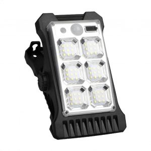 Lampe Solaire A Pince Exterieure Etanche Ip65, Applique Murale, Eclairage De Securite Solaire A Pince Pour Jardin, Terrasse Ou Cloture. - Neuf