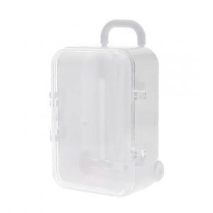 Blanc mini valise de voyage bo&icirc;te personnalit&eacute; mariage bo&icirc;te valise valise trolley jouet petite bo&icirc;te - Neuf