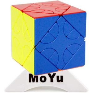 MoYu MoFang JiaoShi Meilong HunYuan Cube tournant Oblique HunYuan Skewb Puzzles Cube Multi Color avec Un tr&eacute;pied Cube (Style-2) - Neuf