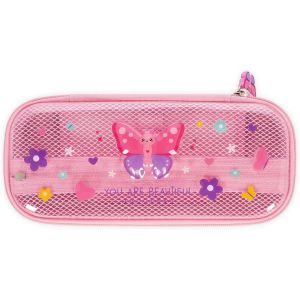 Trousse Wonderwow,2 Compartiments et Porte-Stylo intérieur,Compartiment intérieur avec Tissu en Maille,Fermeture à Glissière,23 x 11 x 5 cm.[B3] - Neuf