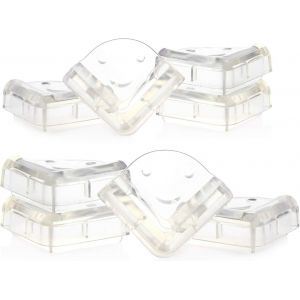 Protection D'angle 8x-Protection Des Bords Baby Pour Table Et Commode-Protection Des Bords De Table Pour Bébés Et Tout-Petits-Forme En L,Transparente (08 Pièces-Angulaire) - Neuf