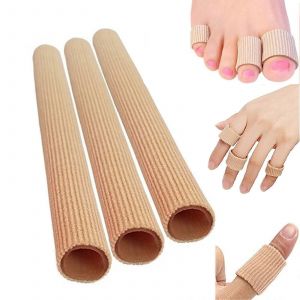 3 X Protection D'orteil Orteil Casquettes Séparateur D'orteil Tube Pansement De Silicone Doigt Bandage De Protection De Doigt Toe Toe Pad Bandage Largeur (1,5 Cm) - Neuf