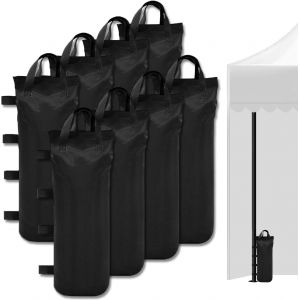 Ulteronixshop-Sacs de Sable Poids pour Tonnelle Sac de Sable 8 Pi&egrave;ces Sacs de Poids pour Tente de Canop&eacute;e, Parapluie de Terrasse, Mobilier d'ext&eacute;rieur - Neuf