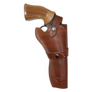 Pistolet De L'étui En Cuir Brun De Style Occidental, Pour Les 6-Pouces Revolver De La Main Droite Chute Du Faucon Noir 5.5 Pouces Modèle - Neuf