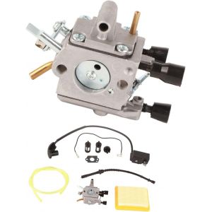 MEVRONISSHOP-Carburateur Bobine d'Allumage Amorce de Filtre &agrave; Air monter sur une Debroussailleuse pour Durite d'Essence pour FS120 120r FS200 FS250 FS300 FS350 (#1) - Neuf