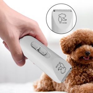 Hjlian Tondeuse Electrique Professionnelle Blanche Pour Animaux De Compagnie, Chargement Usb, Pour Poils De Chien - Neuf