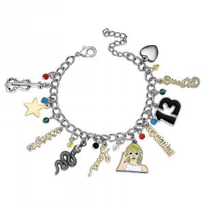 2024 Nouveau Bracelet Taylor Swift,Bracelet Pendentif Inspiré,Adapté Aux Concerts De Musique De L'époque,Adapté Aux Cadeaux De Fans De Filles De Dames -Gsl - Neuf