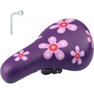 Selle De V&eacute;lo Pour Enfant-Si&egrave;ge De V&eacute;lo Extra Doux Et Imperm&eacute;able Pour Gar&ccedil;on/Fille-Rembourrage Antid&eacute;rapant,Large Coussin De V&eacute;lo Dual Shock Pour Vtt De 12 14 16 18 20 Pouces.[C187] - Neuf