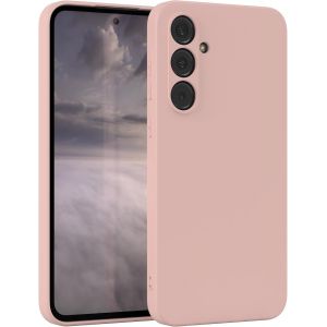 SJZG-- Housse En Silicone Pour Galaxy A55 Housse Souple Antichoc Housse Pour Portable Avec Protection Pour Appareil Photo Fines Premium Protection Cover Tpu Phone Bumper En Rose - Neuf
