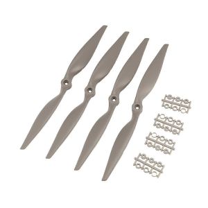 4PCS RC h&eacute;lices CW 12x6 pouces pour avion avec bagues d'adaptation - Neuf