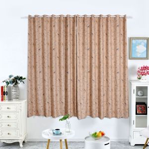 Hjlian Rideau Occultant Moderne En Polyester A Motif D'oiseaux Et D'arbres, 1 Piece, 1 X 2,5 M, Pour Chambre A Coucher - Neuf